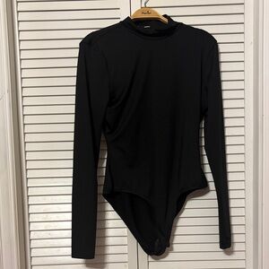 And Now This Black Long-Sleeve Bodysuit